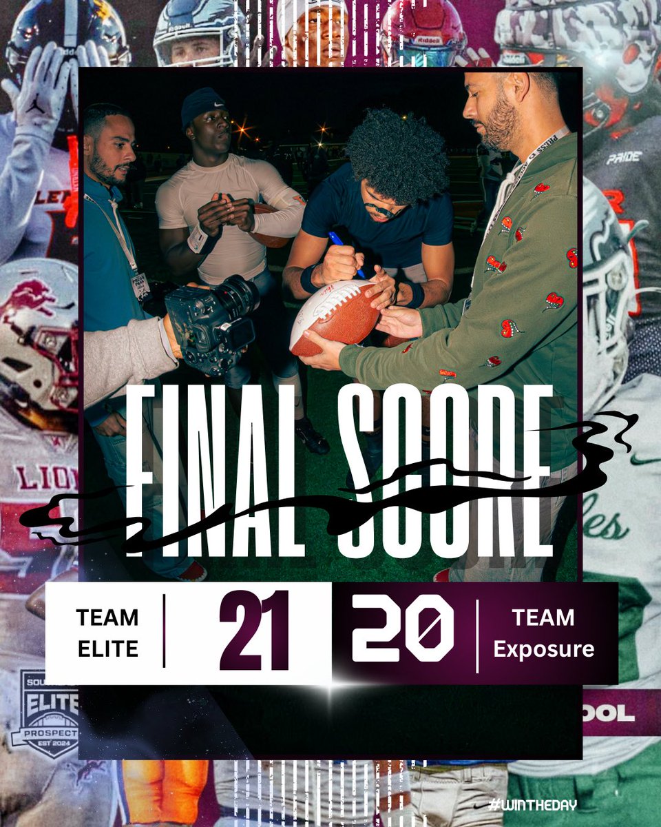 SoutheastElite_'s tweet image. DOWN 0-14. NEVER FOLDED. TEAM ELITE storms back to win 21-20!

Huge thanks to Dwight &amp;amp; Mia Johnson for pouring into our players, and Author Tanya Carpenter for feeding our guys.

Players of the Game: Kenneth Bryant &amp;amp; Joshua Pope Jr — presented by IBIS Brand!