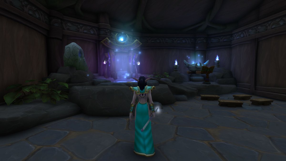 Moonwell indoors.