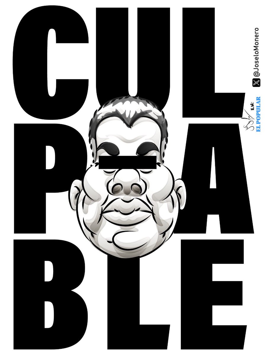 🔴 Simplemente, CULPABLE…

👉🏼 Así, el cartón de <a href="/Joselomonero/">Joselo Monero</a>.

elpopular.mx/secciones/segu…