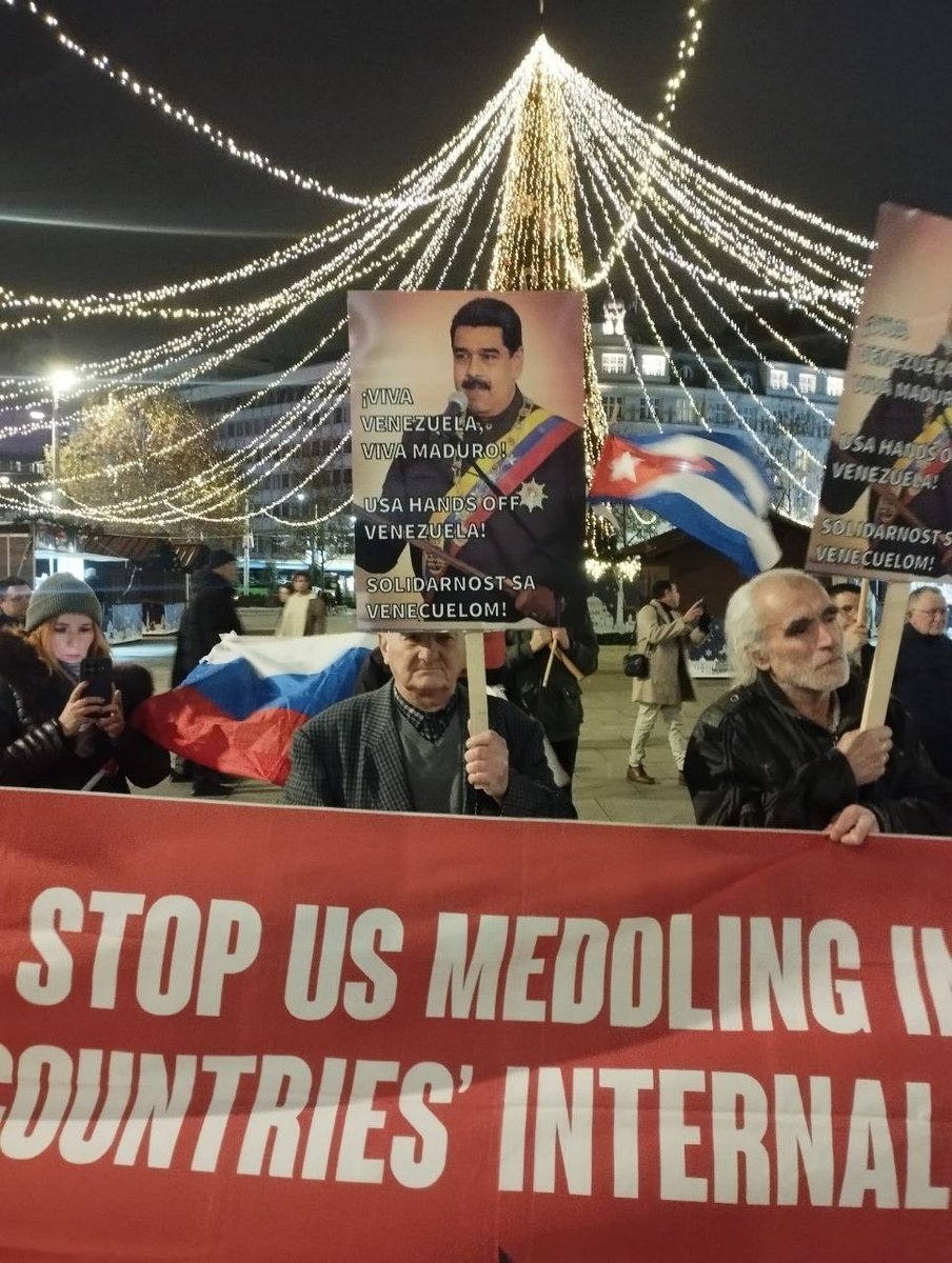 KawsachunNews's tweet photo. 🇷🇸 Belgrade rallies in support of Venezuela https://t.co/5bs6pI8HVE