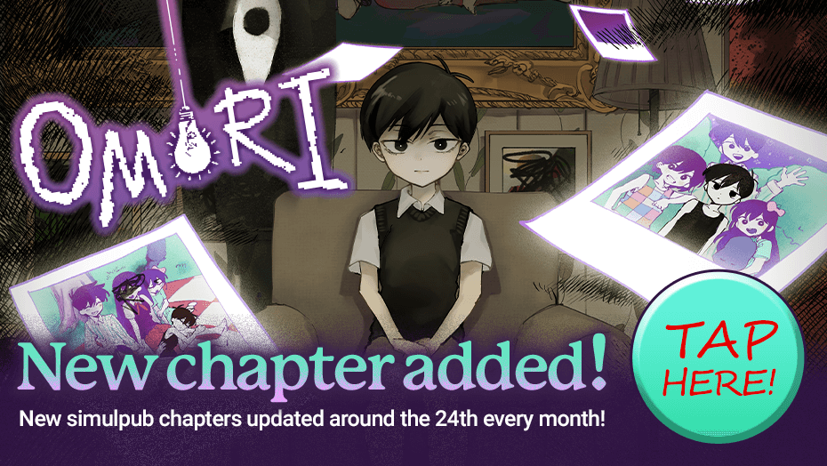 This month's simulpub chapters from Afternoon Magazine, including OMORI, have come out today on K MANGA! Head on over to read it now!

➡️s.kmanga.kodansha.com/ldg?t=10607