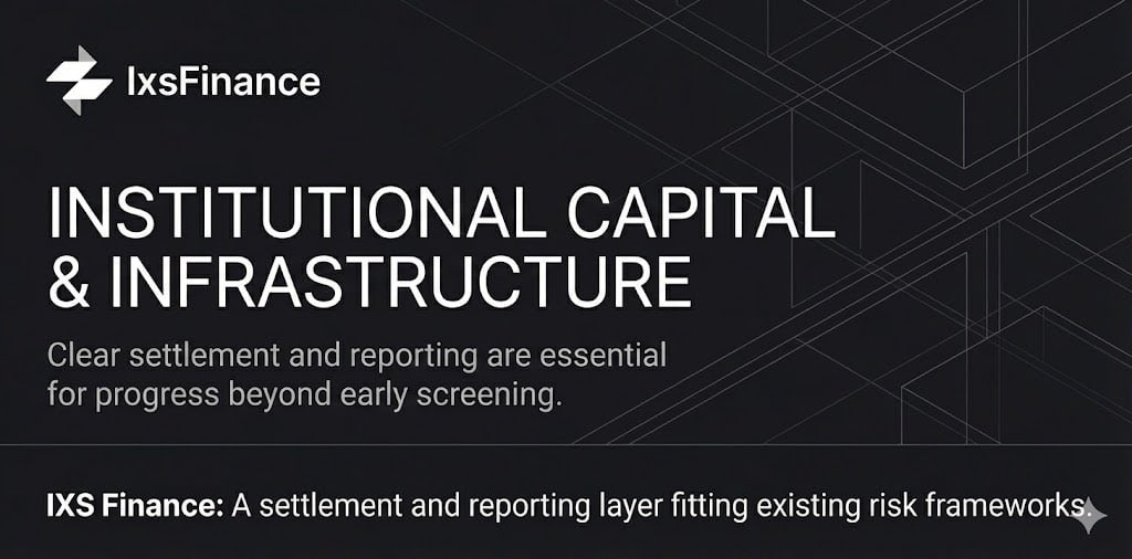 Alpha_751's tweet image. A quiet truth about institutional capital:

Most projects never make it past the first filter.

If licensing, settlement, and reporting aren’t clear from day one,
the product conversation never even begins.

That’s why @IxsFinance keeps showing up in my analysis as…