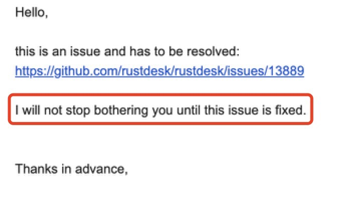 rustdesk's tweet image. Our Christmas gift ????