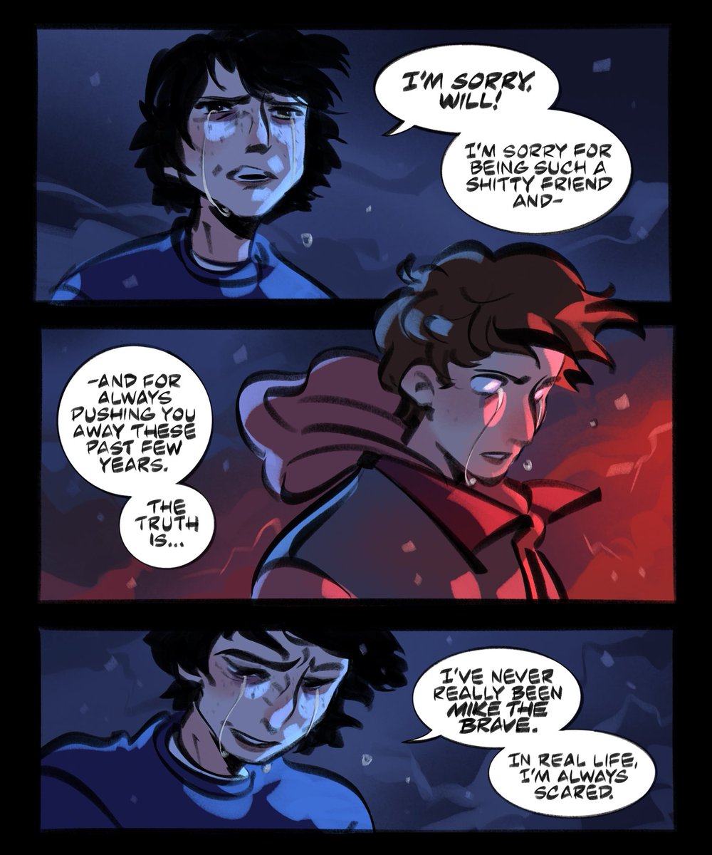 daniartonline's tweet image. An oath of truth #StrangerThings5 #byler