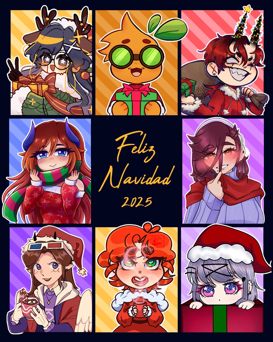 StarAngelVt's tweet image. Feliz navidad!!✨
Con esta pequeña collab junto con @ShixWeiss @RednikD @MandraNatoon @Shira_wolficute @Yu13i_oficial y @LuzdeLuna_012 ✨

#MerryChristmas #art #artcolab