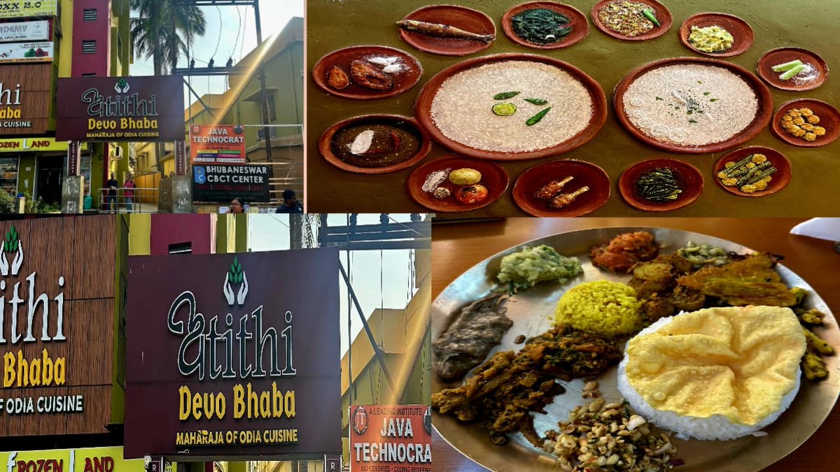 SatapathySilpa1's tweet photo. Exploring Authentic Odia Cuisine with Family | Atithi devo Bhaba Restaurant Bhubaneswar|#resturant #Bhubanswer #atithidevobhaba https://t.co/aQX8QIgFJ8 https://t.co/pHe3YBRGsC