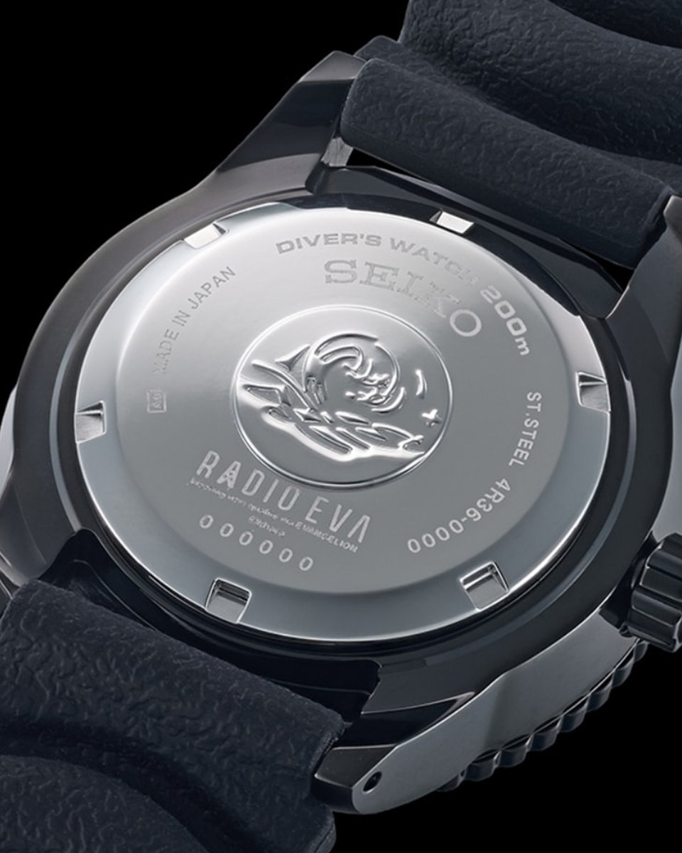 HYPEBEAST's tweet image. Seiko unleashes an ‘Evangelion’ dive watch 🔥