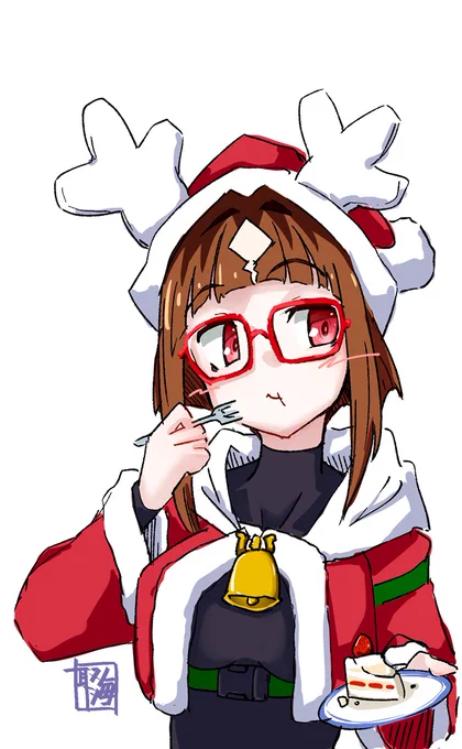 クリスマスの絵描いてないので去年のトランを置いていきます