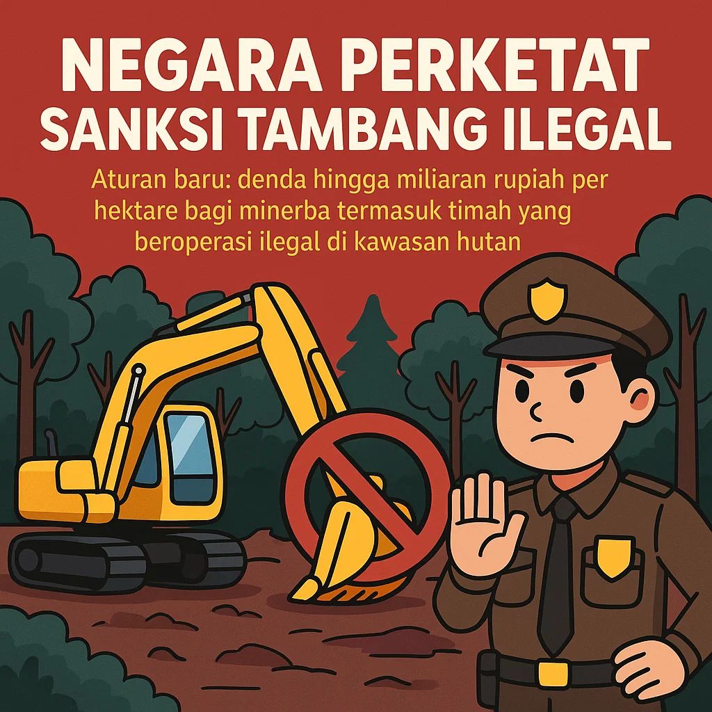 Ini baru mantap. Negara jangan kalah sama penambang ilegal. Jangan lagi ada kompromi dengan mereka