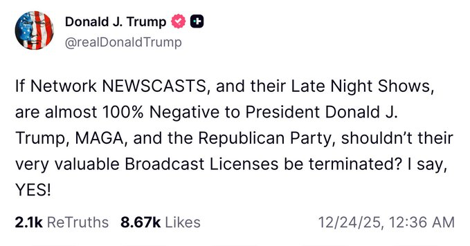 This just in from "the mecca for freedom of speech."