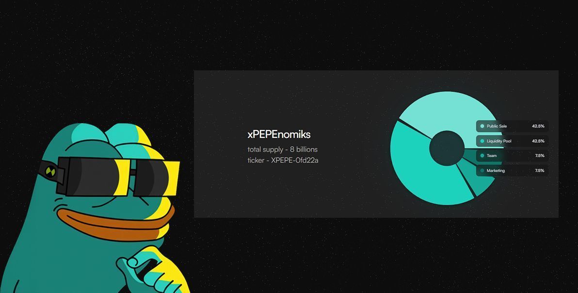 xPEPEonMVX's tweet photo. tomorrow we are dropping our new website and our $xPEPE game dApp

xPEPEnomiks
🔹 8 billions $xPEPE tokens
🔹 ticker - XPEPE-0fd22a
🔹 LP - burned

https://t.co/sAZzeTPngJ

@PulsarMvX send 20000 MEX to 40 reactions https://t.co/9Vaah3elMv
