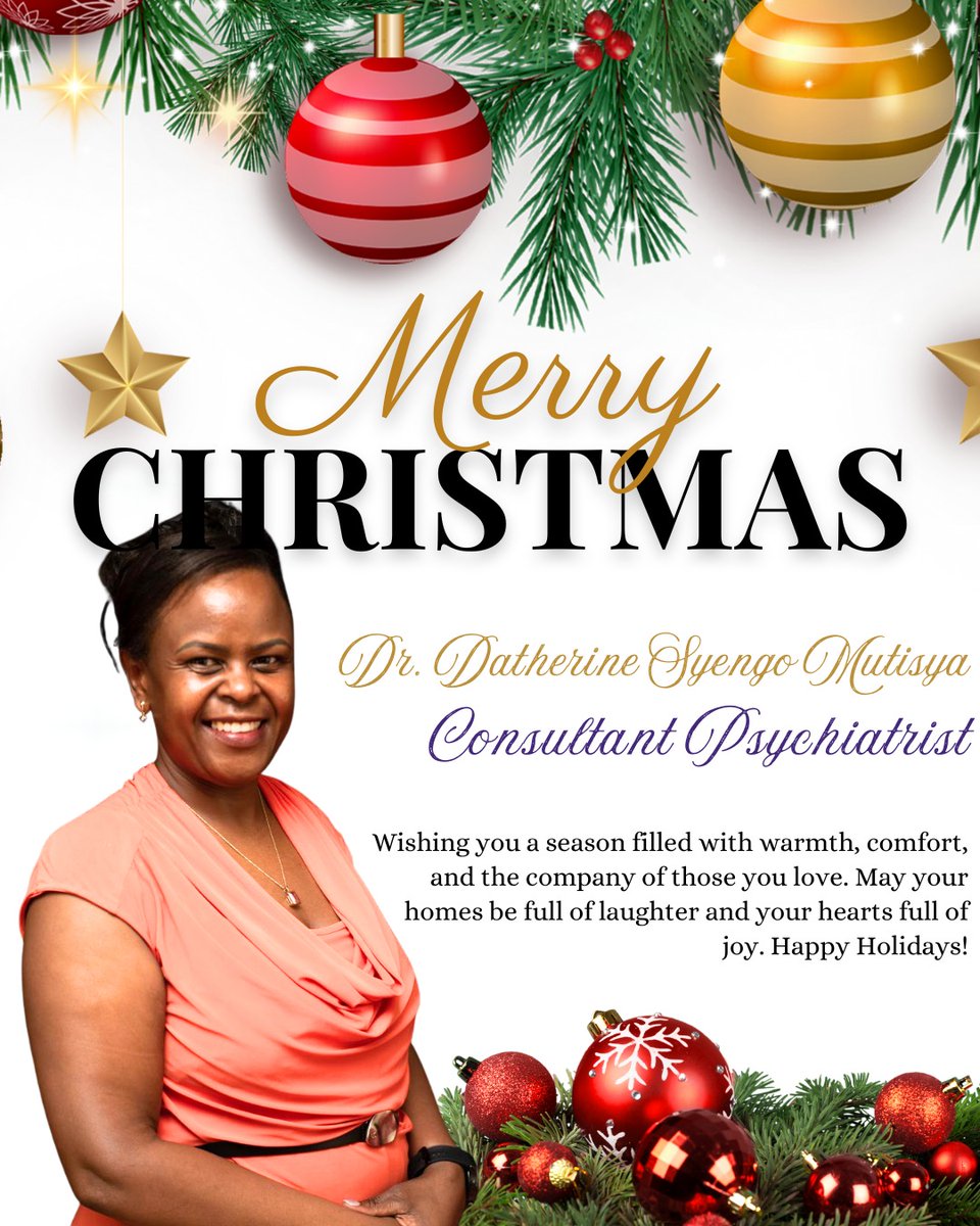 #christmas #merrychristmas #mentalhealthsupport 
#HappyHolidays #MerryChristmas  <a href="/KenyaMedics_KMA/">Kenya Medical Association</a> <a href="/MNTRH_Hospital/">Mathari National Hospital</a> <a href="/NaiMentalHealth/">NairobiMental Health</a> <a href="/NaiParenting/">Nairobi Parenting</a> <a href="/syengomutisya/">Dr syengo mutisya</a>