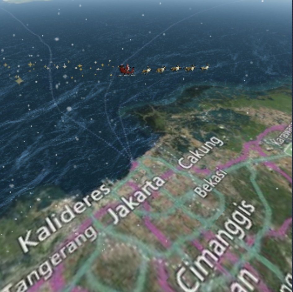 IndoPopBase's tweet image. Santa Claus is currently in Jakarta.