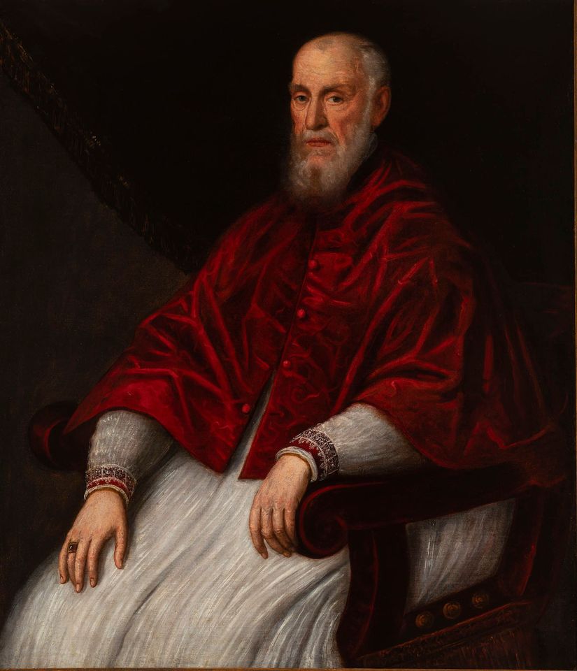 PalazzoGrimani's tweet photo. Nelle sale di #PalazzoGrimani troverete alcune splendide opere legate alla sua storia e entrate di recente nel percorso di visita:  #SimoneBianco, #GiulioCesare XVI s., #DomenicoTintoretto, Giovanni Grimani XVII s., #Dioniso e satiro, II s., #LucaGiordano, XVII s. Cristo al pozzo https://t.co/xnLjtU0x6k