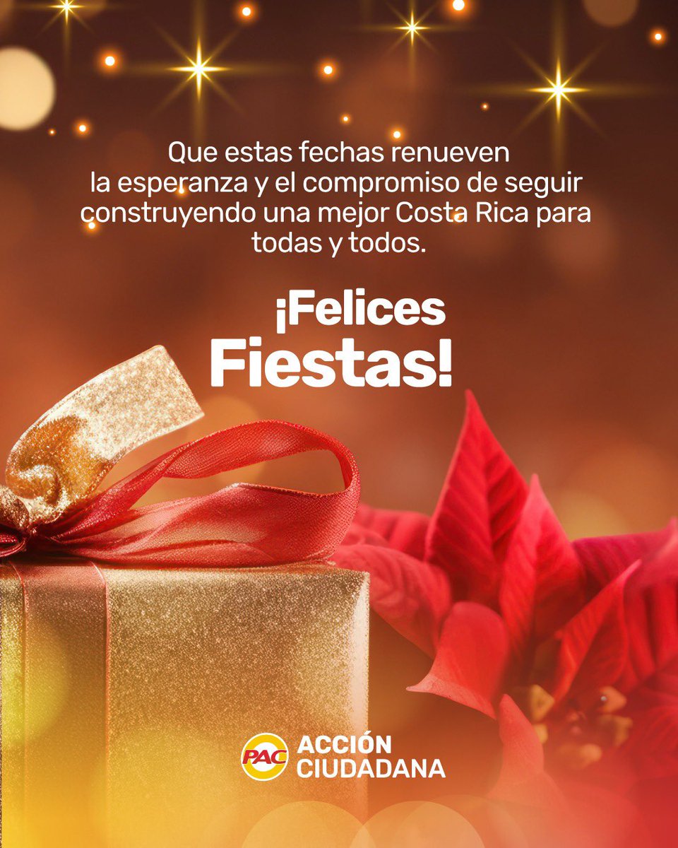 En estas fiestas, desde el PAC les deseamos paz, esperanza y unión para todas las familias. 

Que el nuevo año nos encuentre trabajando para que  juntas y juntos recuperemos una Costa Ruca más justa. ✨🎄