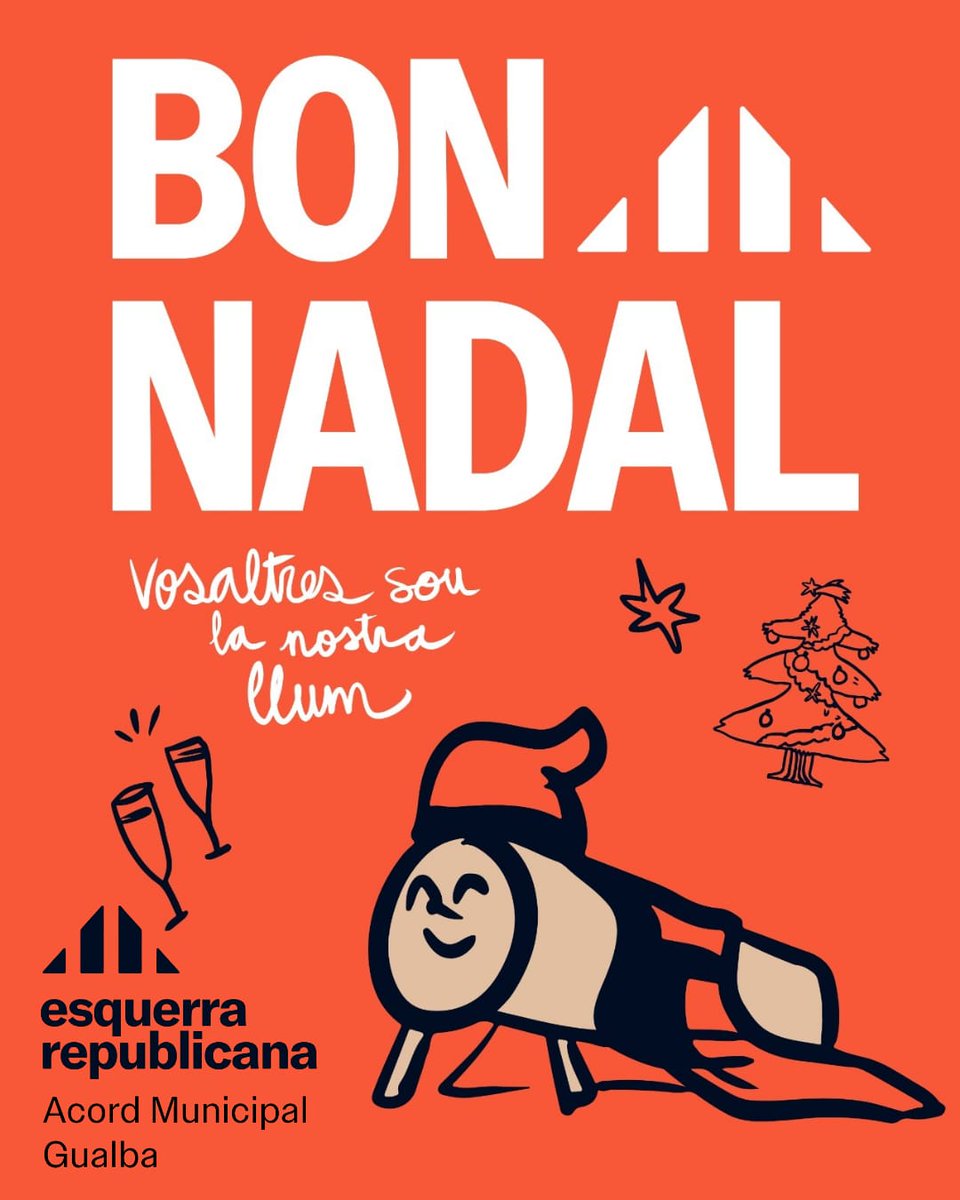 Bon Nadal i Bones Festes us desitgem des d'ERC-Gualba #Gualba