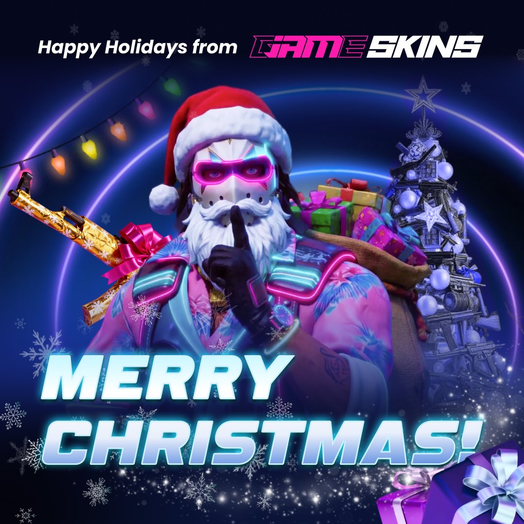 🎄 Another year of clutches, eco wins,
last-second defuses and insane headshots.🎄 

This season, we wish you clean sprays,
reliable teammates,
and highlights worth saving.

May your games be smooth,
your drops be lucky,
and your rank only go up.

Merry Christmas &amp; Happy