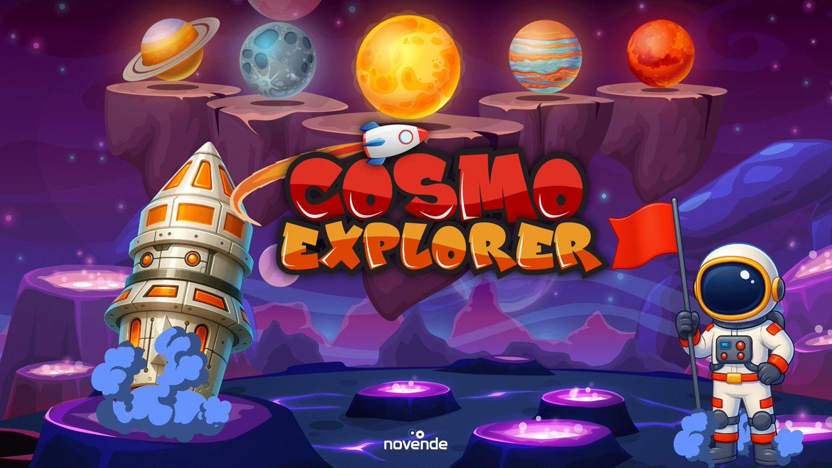 novendegames's tweet photo. 🚀 Cosmo Explorer is live.

Explore vibrant planets, guide your rocket, and push deeper into the cosmos with every level.
Simple gameplay. Bold visuals. Pure exploration.
Ready for liftoff? 🌌
#GameDevelopment #IndieGames #MobileGaming #ProductLaunch #GameDesign https://t.co/vdMwz3ifUJ