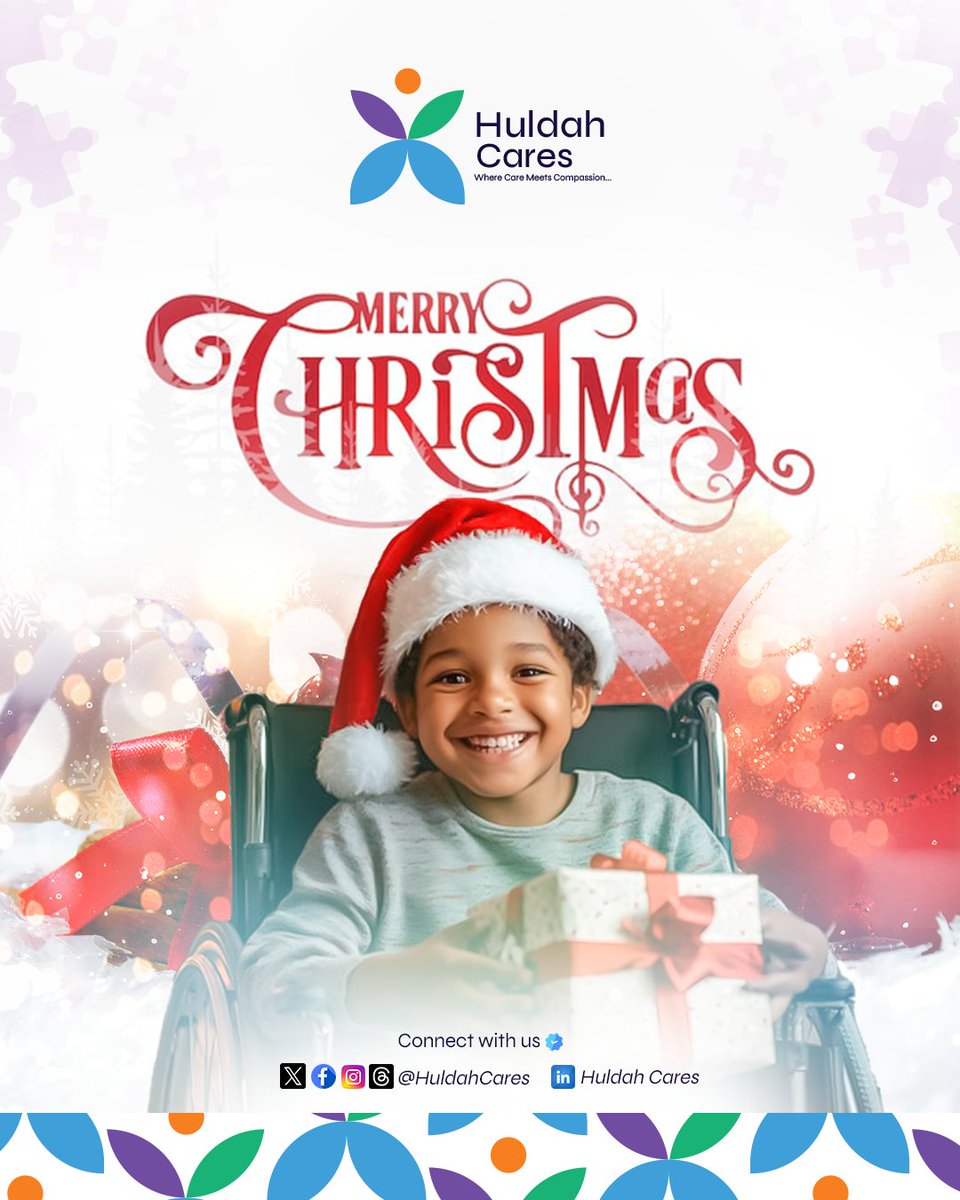 HuldahCares's tweet photo. ✨🎄 May the magic of Christmas bring joy, regardless of abilities. 🎄✨

As we celebrate and make merry, let us remember to spread love, kindness, and inclusivity to everyone, especially persons living with disabilities.
Merry Christmas 💛

#MerryChristmas  #HuldahCares https://t.co/M24yMcavUG