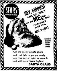 TRHLofficial's tweet image. Do you know the story of how NORAD began tracking Santa sleigh? A typo in a Sears ad.

In December 1955, Sears placed an ad in a Colorado Springs newspaper inviting children to "call Santa" at a listed number (ME 2-6681). Due to a printing error, the number was off by one digit…