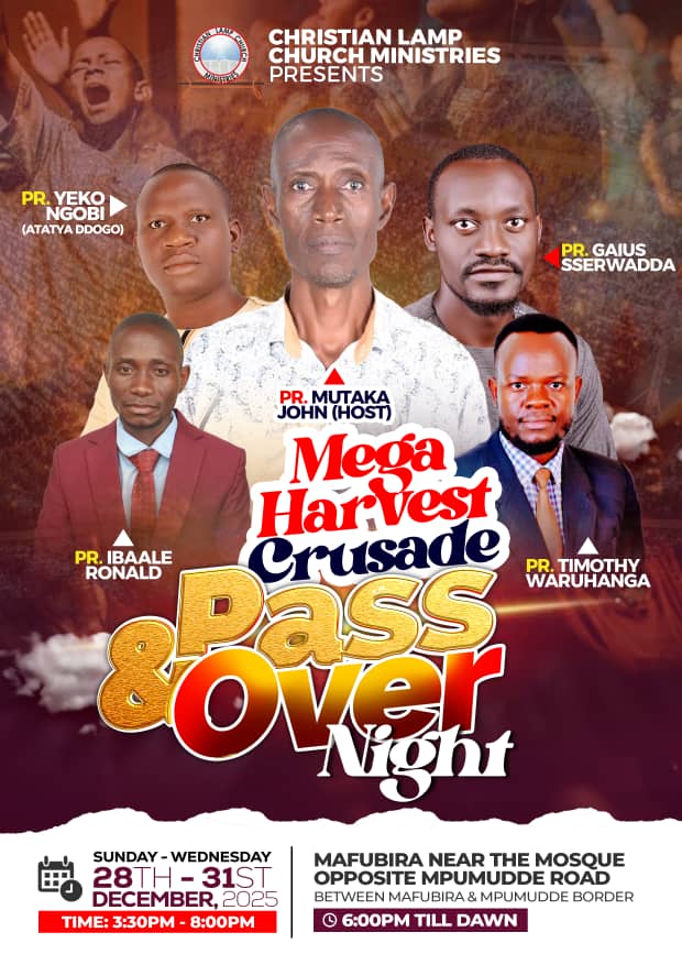 This Sunday on 28th is the MEGA HARVEST CRUSADE kickoff.

Don't miss this great opportunity to serve, invest and harvest souls into the kingdom of heaven.

Send your prayers and financial support, and as well share the message to others.