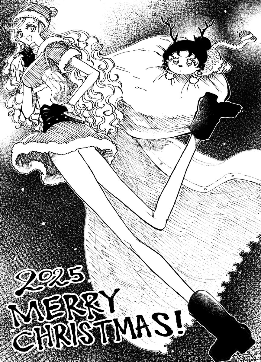 メリークリスマス！
新連載「ギャル尺様と鵺女 アゲアゲ⭐︎百鬼夜行」を読んでくださったみなさま、ありがとうございます〜！
第1話、第2話、配信中です！
comic-ryu.jp/series/galshak…