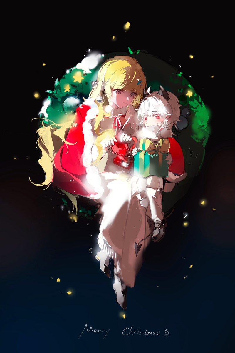 Coloki_ku's tweet image. #WutheringWaves       #鳴潮       
#Phoebe #Zani #zaphi 
🎄🎄🎄在角戳不破枕头的年纪收到圣诞帽