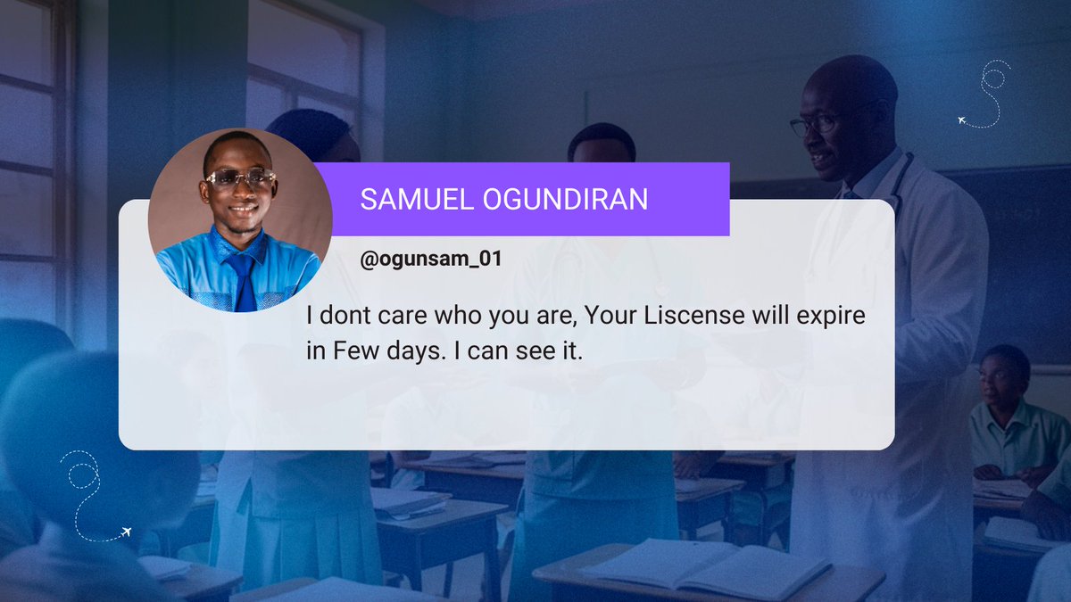 Ogunsam_01's tweet image. Wahala be like Professionals.
#EndOfYear 
#LiscenceRenewal
#Healthcareprofessionals