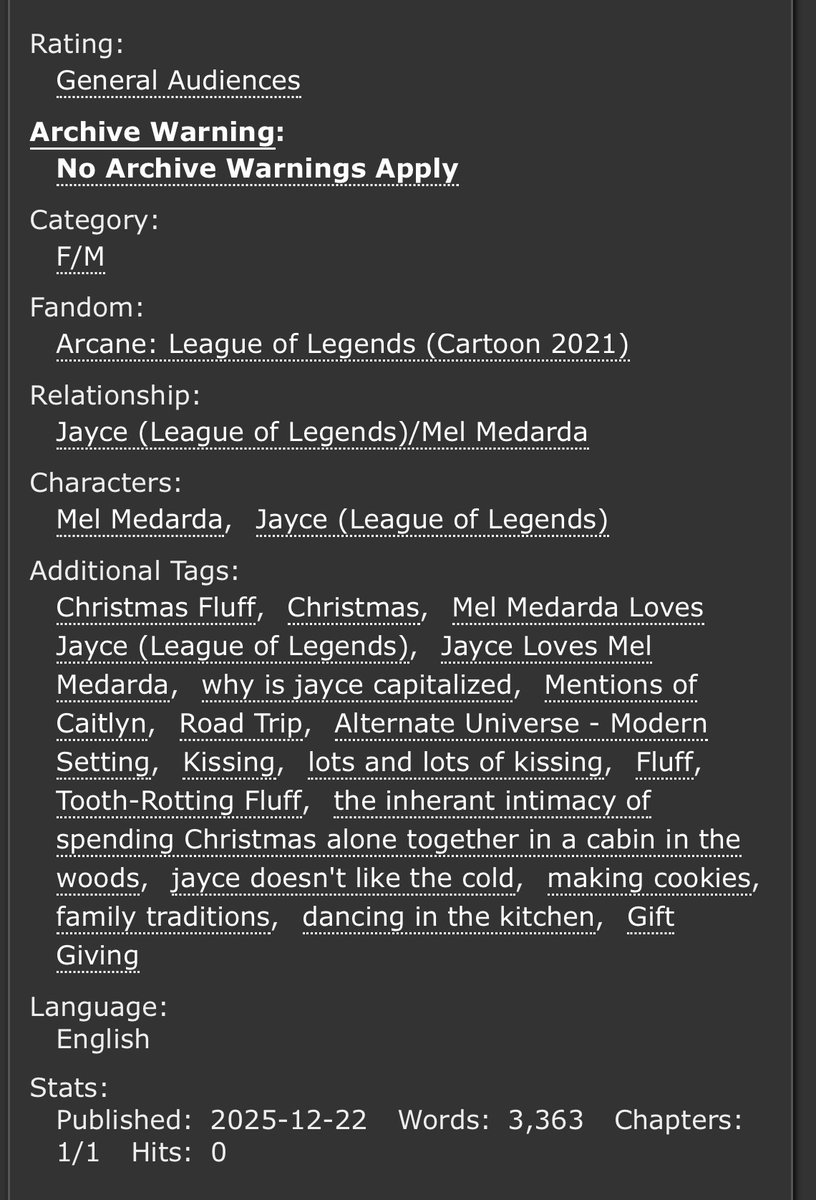 blobbypins's tweet image. merry christmas, @solitaireshep !! surprise i was your secret santa for #onlymeljaysecretsanta🤗i hope you enjoy this fic and that you have a happy holiday 🫶🫶 i loved your prompt, it was very fun to work with!

archiveofourown.org/works/76213401