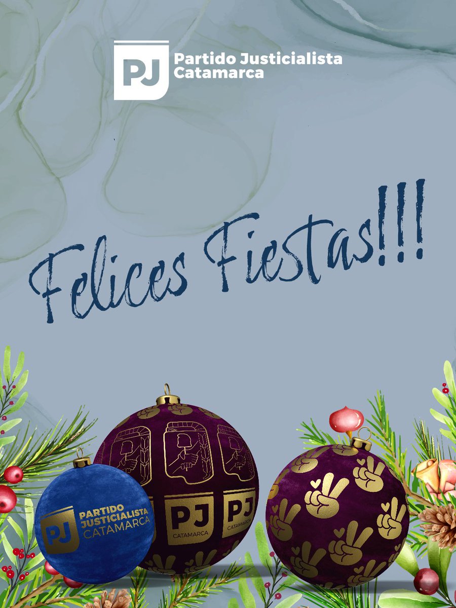 En estas fiestas reafirmamos nuestro compromiso con el pueblo y la justicia social.
Con unidad, militancia y amor por Catamarca, seguimos construyendo un futuro mejor.
Felicidades, compañeras y compañeros.