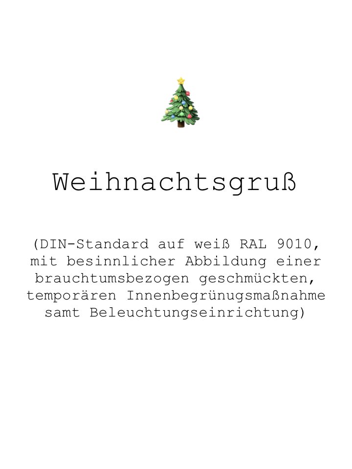 Frohe Weihnachten!