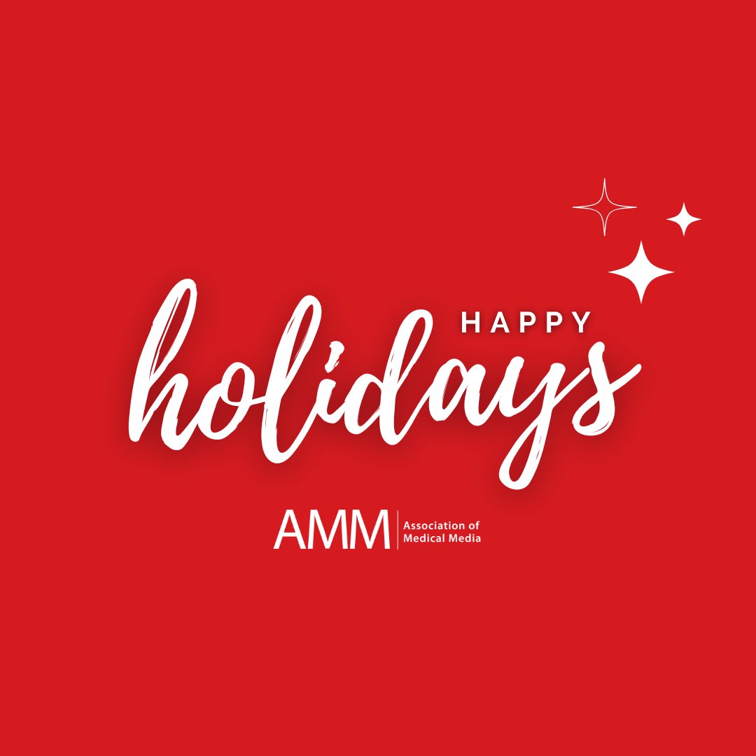 AMMUpdates's tweet image. As we wrap up 2025, we’re grateful for the members, partners, and industry colleagues who continue to elevate medical media through collaboration, innovation, and shared purpose.

Wishing you a joyful, restorative holiday season.

Happy Holidays from AMM!

#AMM #medicalmedia