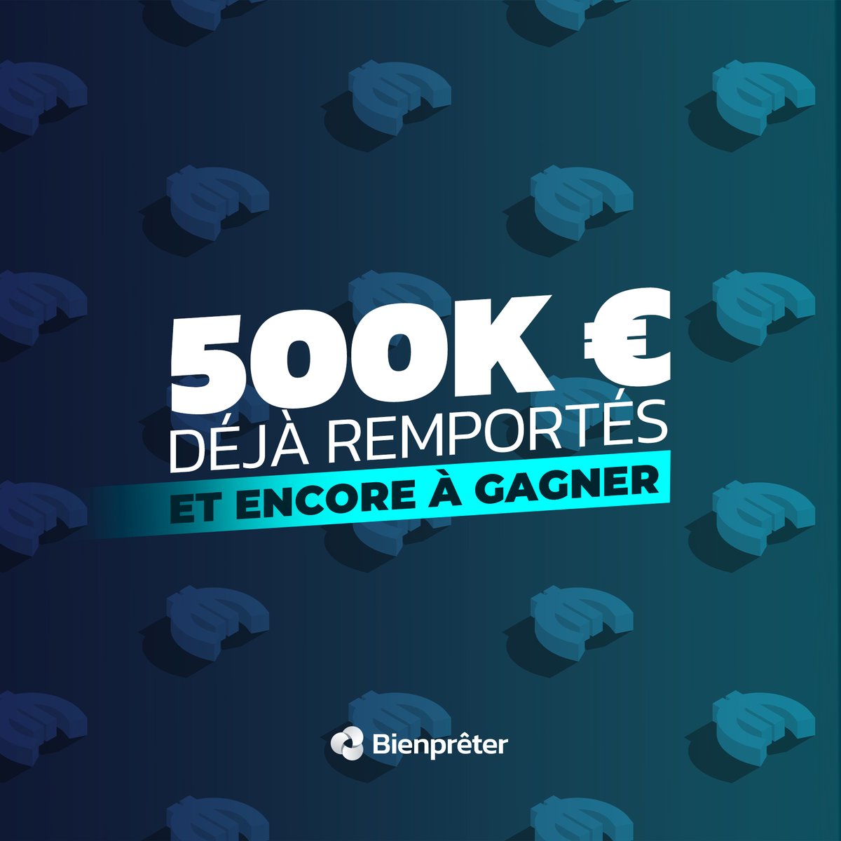 🎅🏻 Noel cette année, ça aura duré 6 mois chez Bienprêter ! 

Avec 500 000 € déjà remportés depuis Juillet dernier… et 500 000 € encore à gagner lors du grand tirage de janvier !

Vous aussi, participez à la fête ! 
Vous avez jusqu’au mercredi 31 décembre, 23:59, pour cumuler