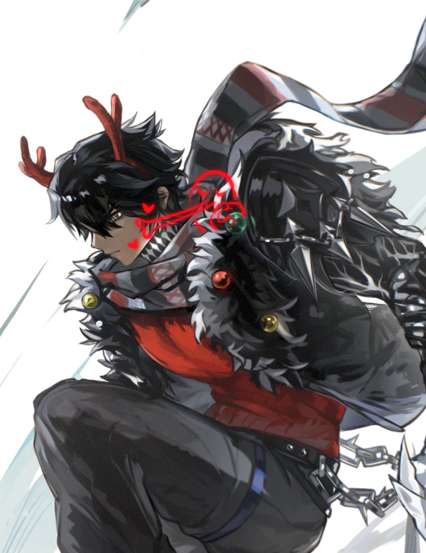 #엘소드_MAS_합작
于是带来REVENANT，很荣幸能成为活动的一员！
画的感觉超越极限了（掐人中...朋友们一起帮我雕刻了一张很伟大的脸，我实在控制不住放一个脸的局部，请务必放大看看！
然后下次绝对会注意人物尺寸的...期待下一次活动😍😍