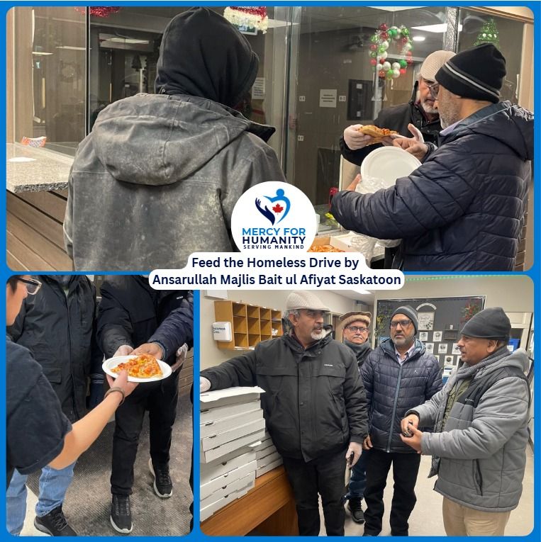 Best charity is to feed the hungry. Majlis Ansarullah (Ahmadiyya Muslim Elders) Bait ul Afiyat Saskatoon were blessed with the opportunity to Feed the Homeless in three different shelters in #Saskatoon. #MercyforHumanity #ServingMankind