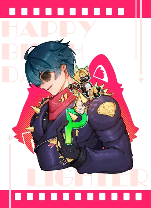 #Lighter #ZenlessZoneZero 「Poker face, my letter has arrived too. As long as it's a once-a-year day, remember to be happy.」 「Thanks, thanks, I will」 3 days left until Lighter's birthday