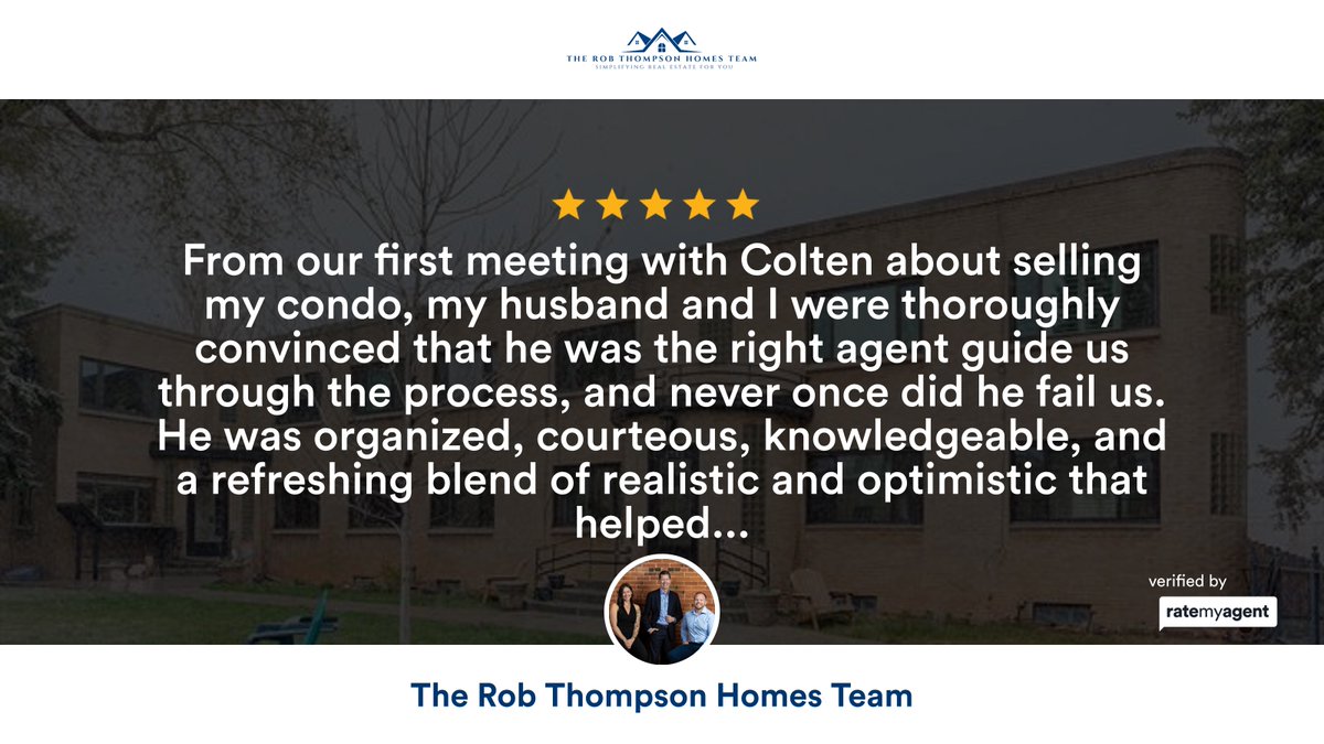 rob_homes's tweet photo. Our team’s latest RateMyAgent review in Denver
(CO) 100070120
https://t.co/yLJ9bfmxtu

...
#ratemyagent #realestate #Coldwell_Banker_Realty_BK https://t.co/6kAIbIkxB1
