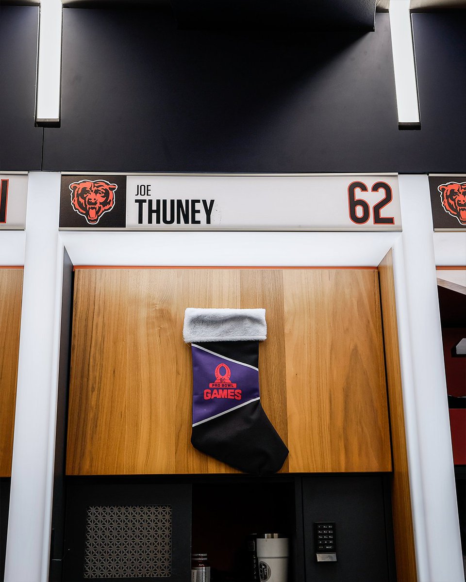 The stockings were hung in the lockers with care...