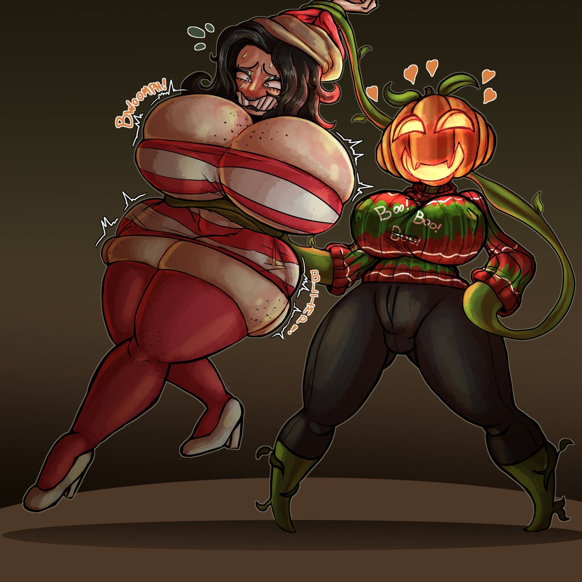 dezterity's tweet image. Recent comm💚, looks like no matter the day or season, I'm always roped into SOMETHING!😅😵‍💫🎄