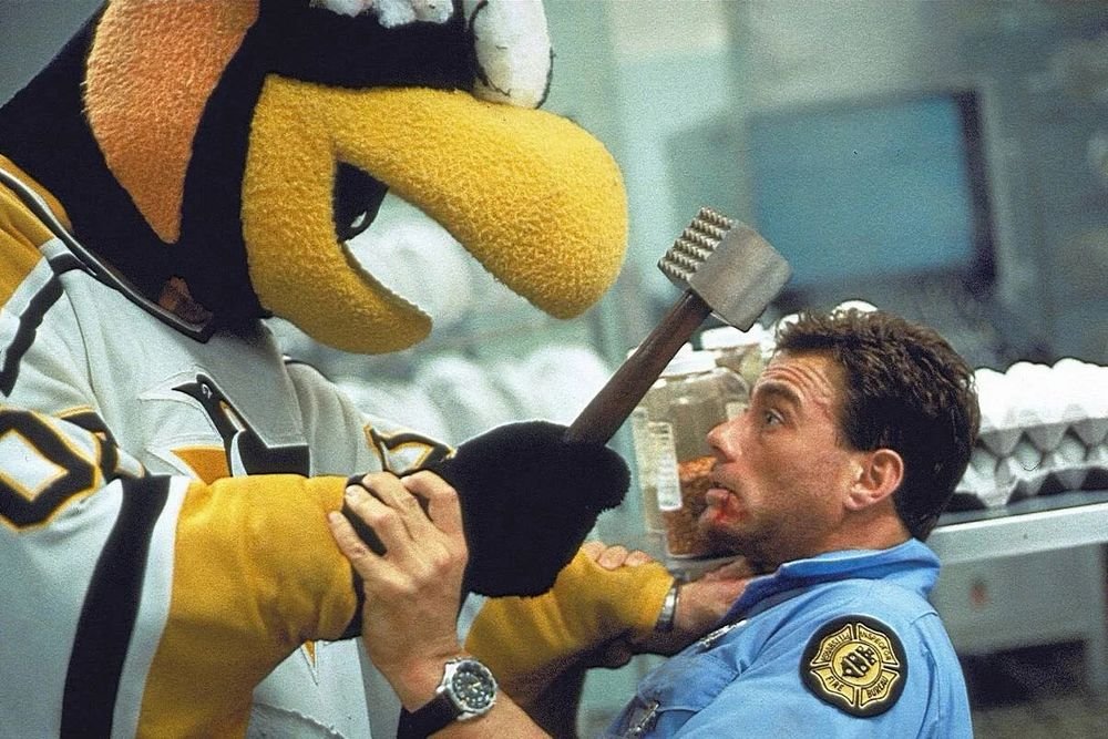 DeclouxJ's tweet image. POINT: DIE HARD is the best Die Hard.  

COUNTERPOINT: In the Die Hard SUDDEN DEATH, Jean-Claude Van Damme has a brutal fight to the death with a mascot and briefly becomes the Pittsburgh Penguins' goalie during GAME 7 of the Stanley Cup Finals and stops a shot.