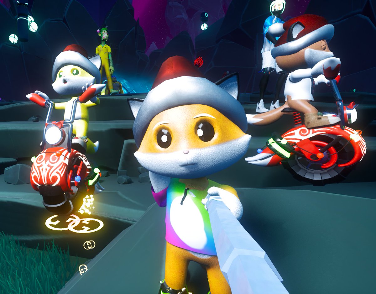 Thank you <a href="/foxyfam_/">FoxyFam 🦊</a> Santa for the Xmas surprise! Nothing says the holidays like big wheels.