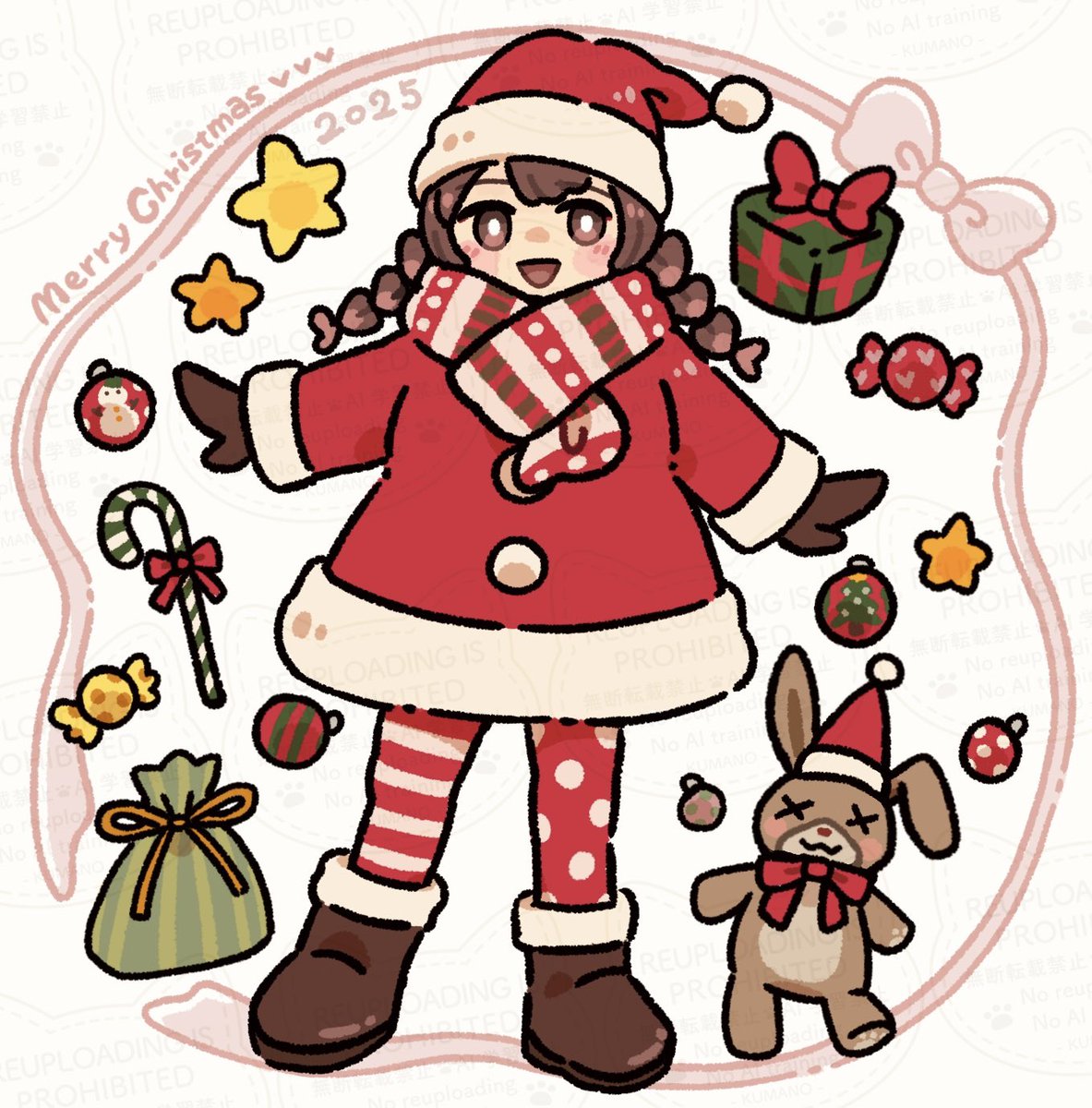 メリークリスマス🎄 #イラスト #MerryChristmas