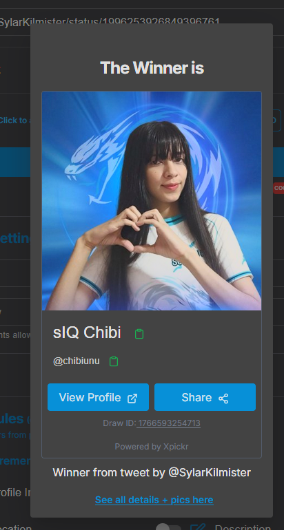 SylarKilmister's tweet image. Felicidades a la ganadora @chibiunu 

Pls manda DM para coordinar