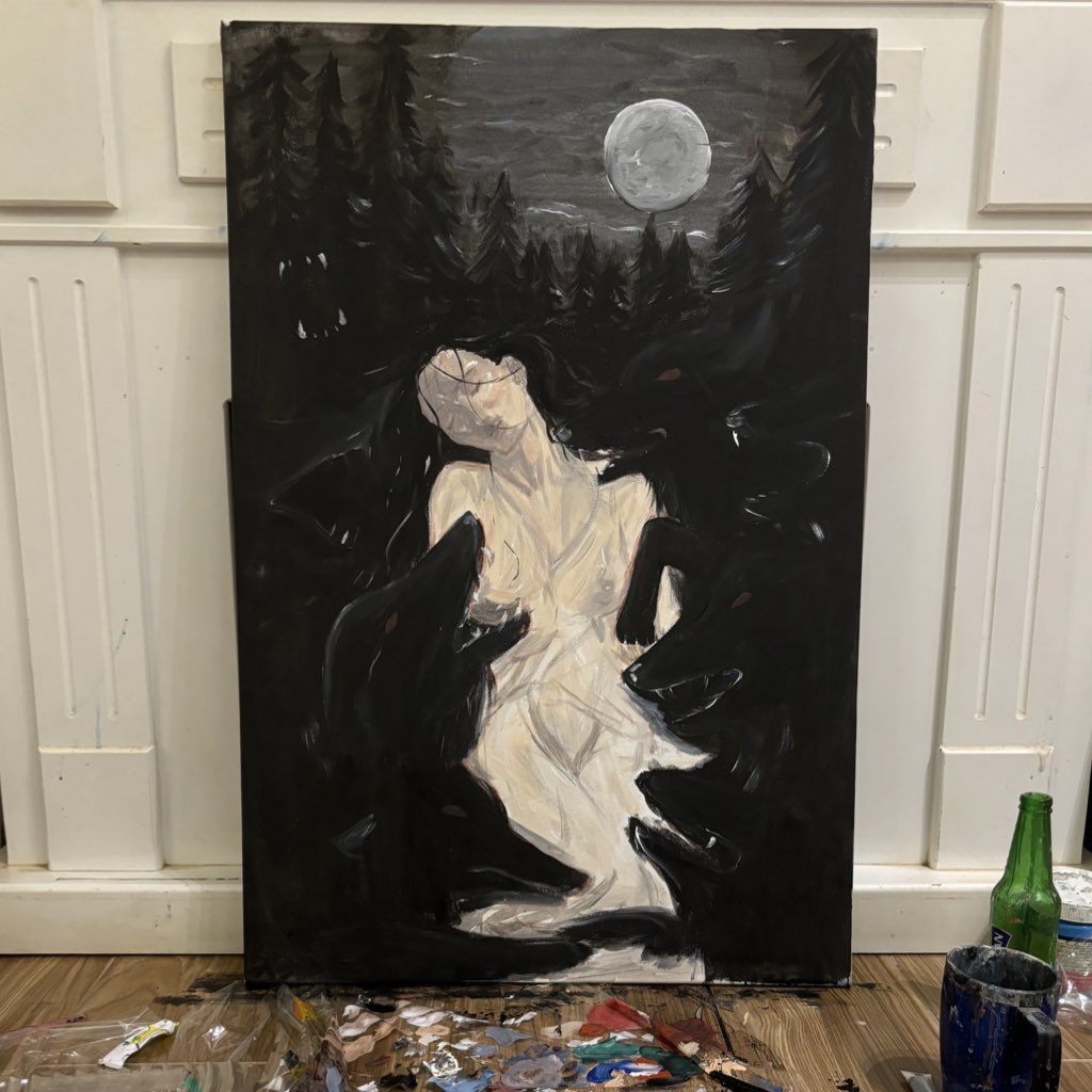 NJ911D's tweet image. بعض لوحاتي لـ 2025