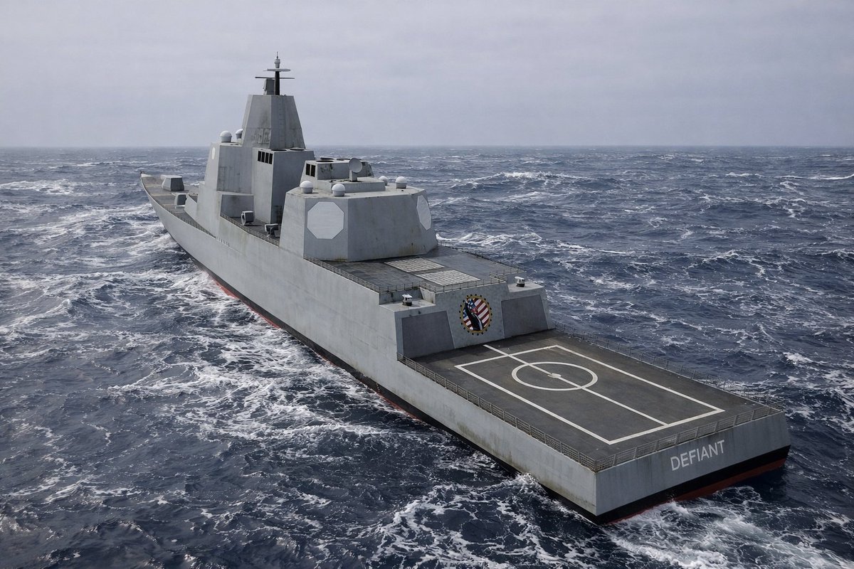 Schizointel's tweet image. Well good thing the Trump class battleship is not actually a battleship and is more of a heavy cruiser that frankly does not have enough VLS cells for a vessel of this tonnage. We need a replacement for the Ticonderoga class cruiser. the next generation cruiser program of 2001…