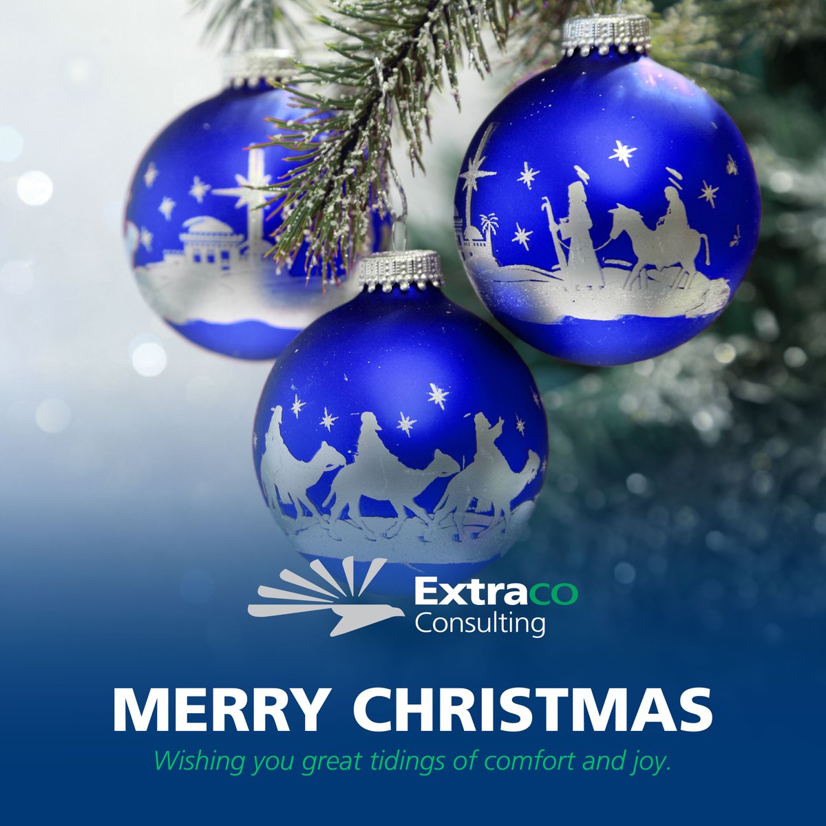 Merry Christmas from Extraco Consulting. As we celebrate this season of joy, may peace and love fill your heart and home. 

Our offices will be closed on December 25 in observance of the holiday.
#MerryChristmas #ExtracoConsulting