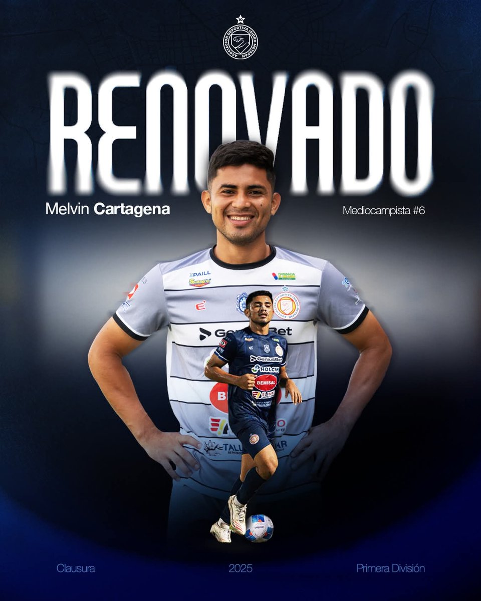 Guillhern's tweet image. Isidro Metapán informa que renovó a Melvin Cartagena para el 2026.