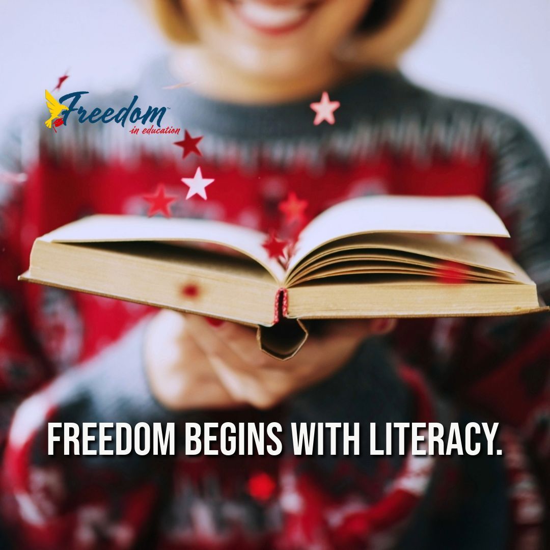 Most 4th &amp; 8th graders read below grade level, and too many kids lack access to wholesome books that teach virtues and spark curiosity. Our Good Book Drive gets them into classrooms. Consider giving today: freedomined.org/good-book-driv…