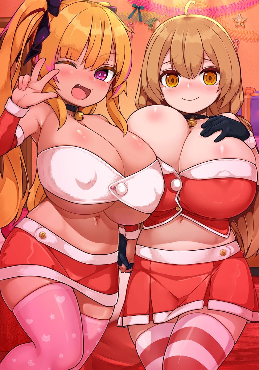 クリスマスだよ(*´▽｀*)
#イラスト