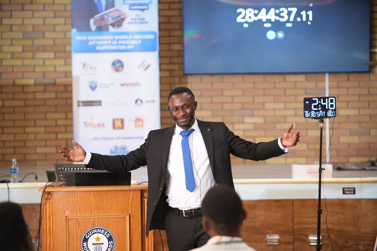 This Christmas 🎄 I, Peter Adeleke, have made global leadership impact by breaking the Guinness World Record for Leadership.
Hilda Baci, Tunde Onakoya, Joshua Olusanya paved the way but I have taken leadership education, and mentorship to a new level, reaching leaders around the